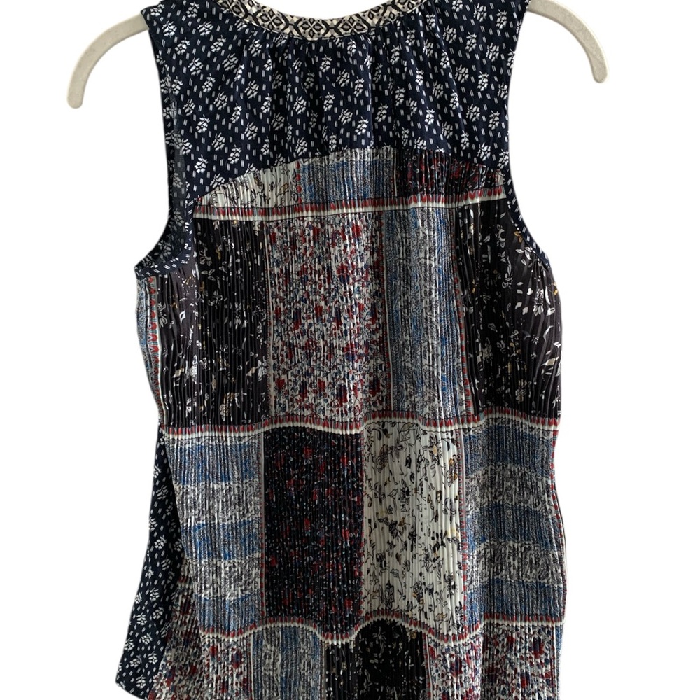 Anthropologie One September Navy Floral Tank - New - Picture 5 of 6